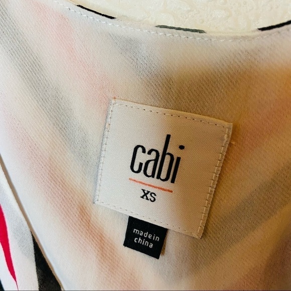 CAbi Linea Striped Cami Adjustable Straps Sz: XS - Picture 6 of 6